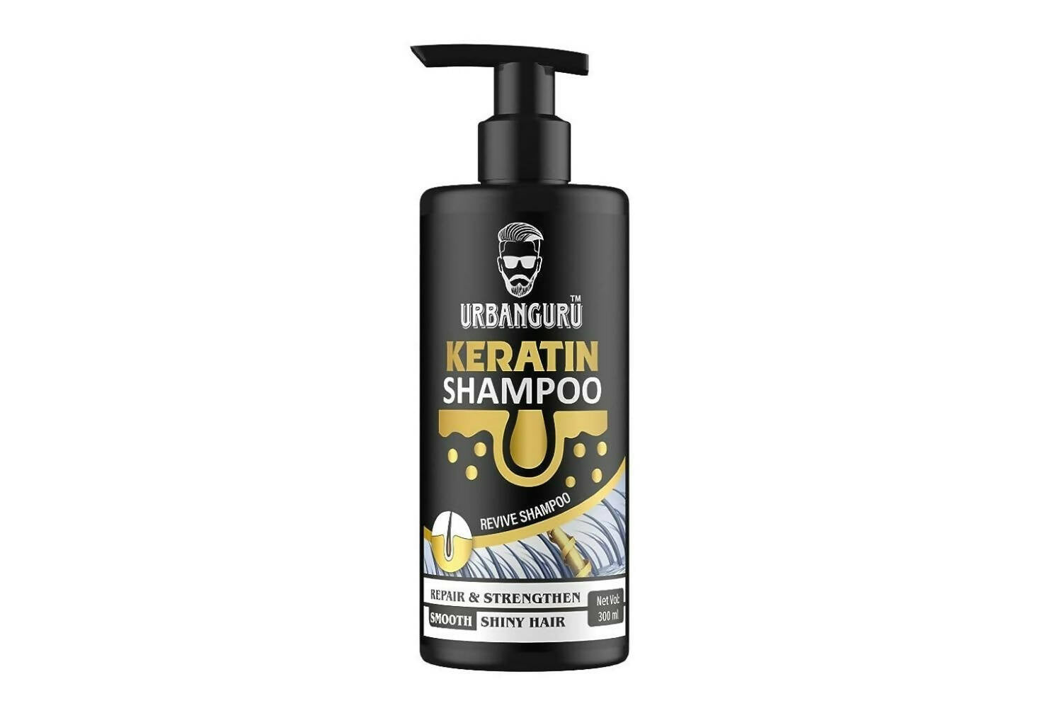 Urbanguru Men's Keratin Shampoo | Grocsy