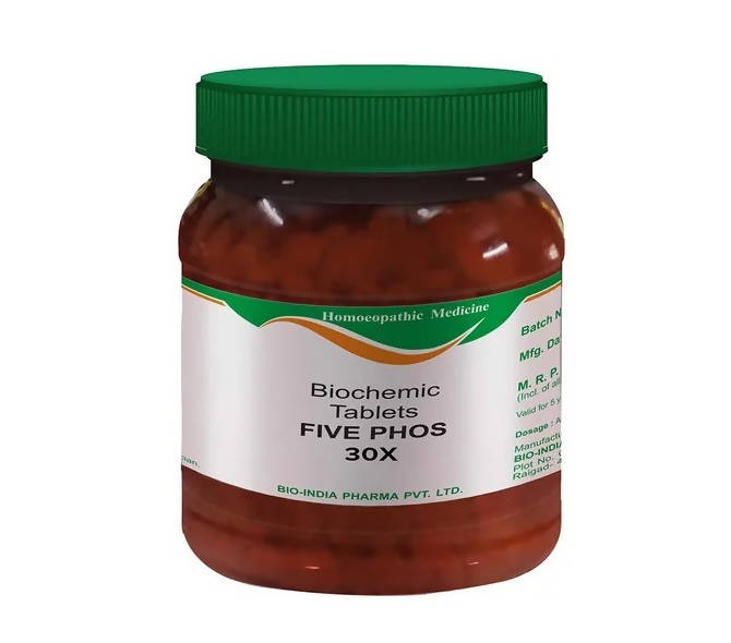 Bio India Homeopathy Five Phos Biochemic Tablets | Grocsy