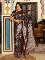 Shree Shyam Fashion Red Silk Saree | Grocsy