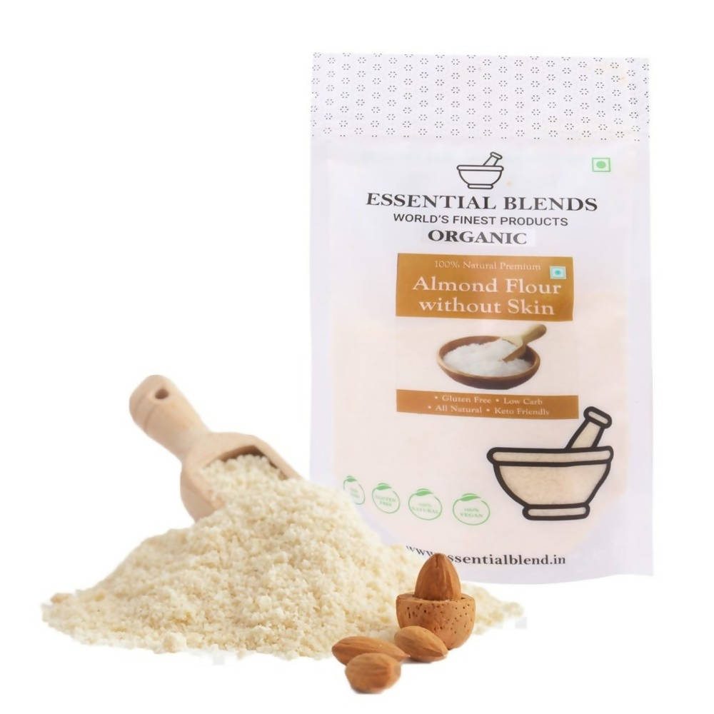 Essential Blends Organic Almond Flour Without Skin | Grocsy