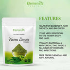 Elemensis Naturals Neem Leaves Powder | Grocsy