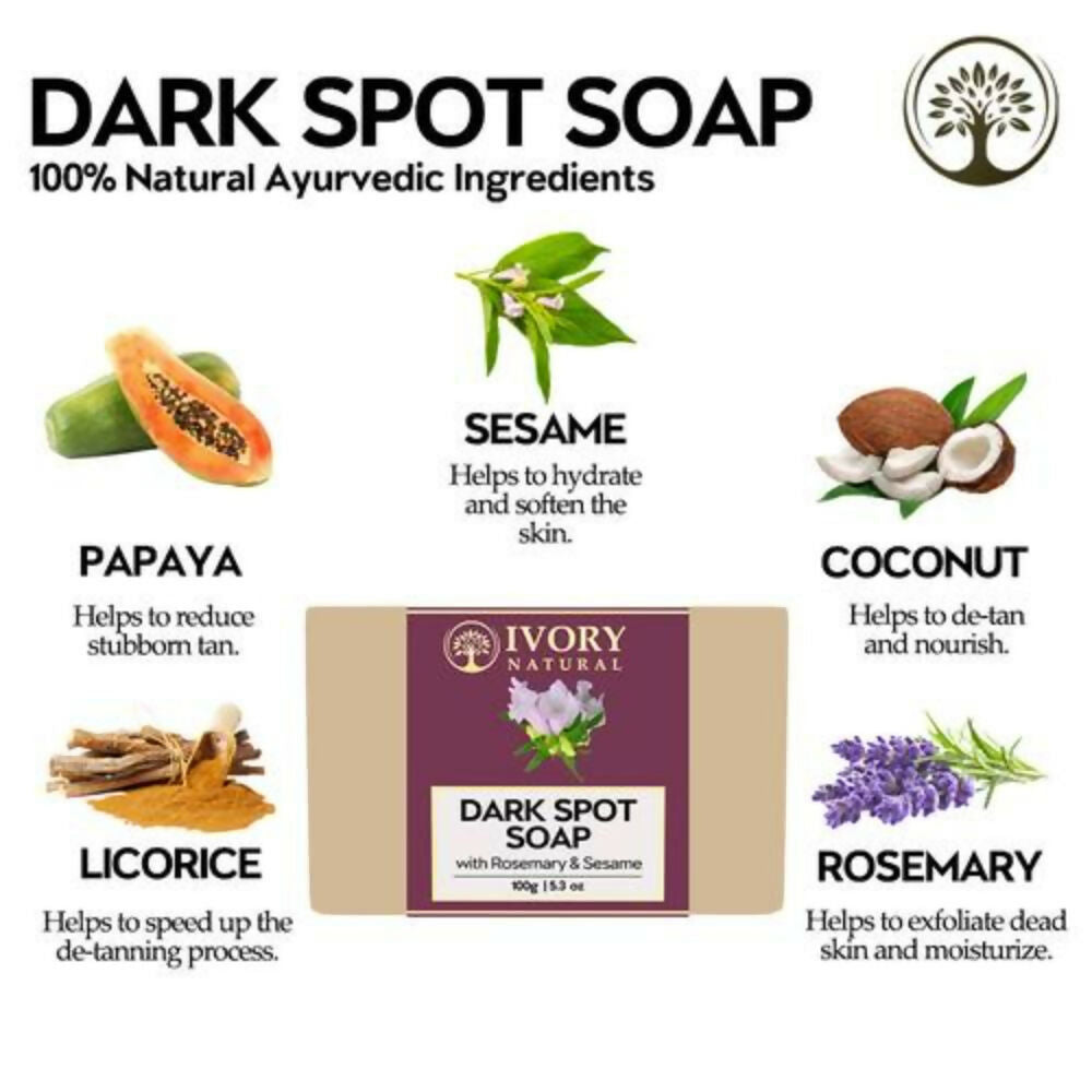 Ivory Natural Dark Spot Soap - Even Toned Skin With Soft Rich Skin | Grocsy