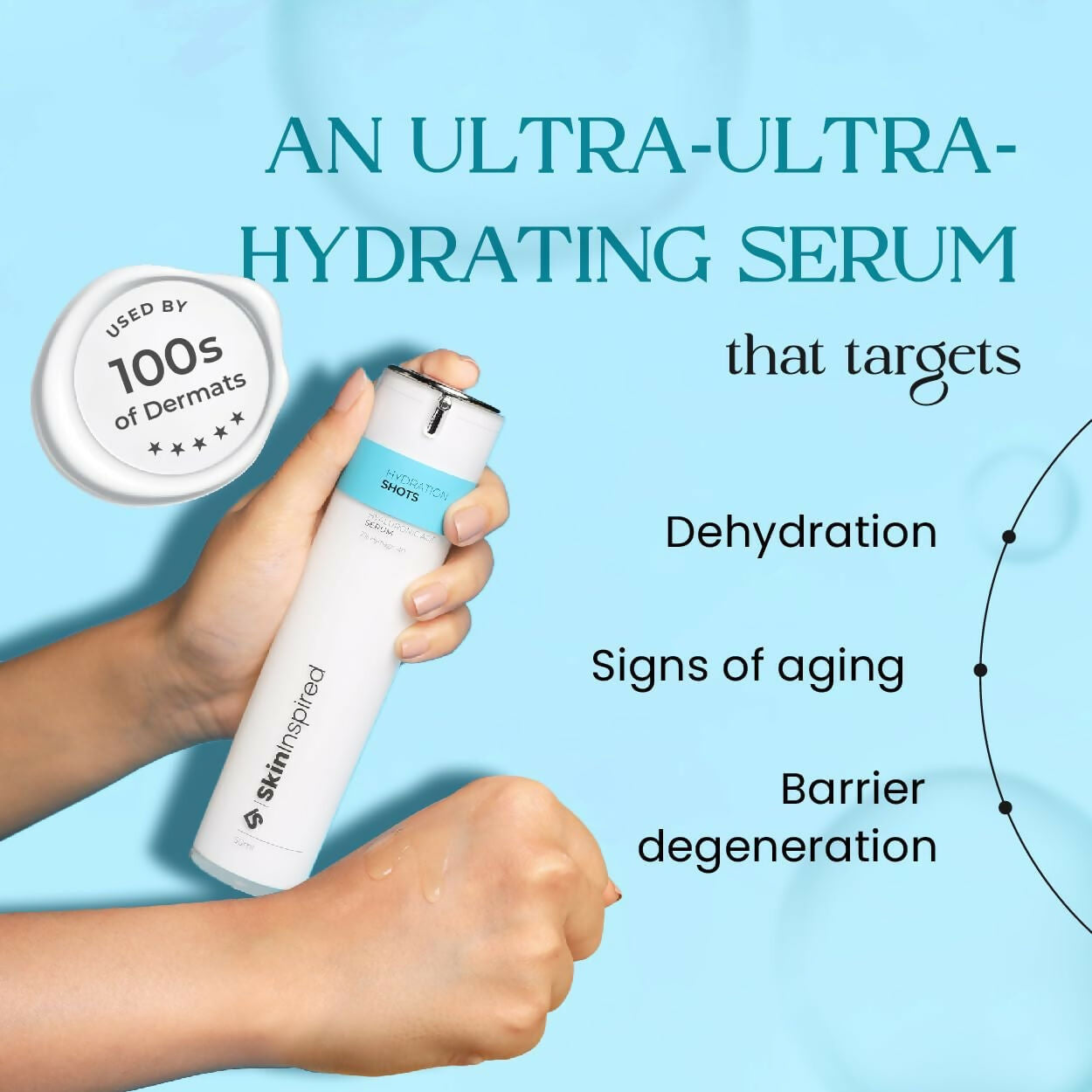 SkinInspired Hydration Shots Serum | Grocsy