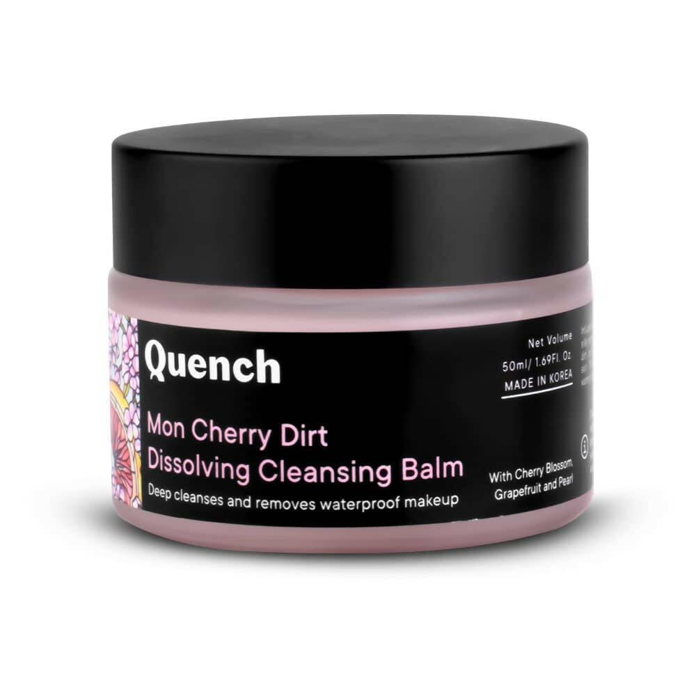 Quench Botanics Mon Cherry Dirt Dissolving Cleansing Balm - Korean Skincare | Grocsy