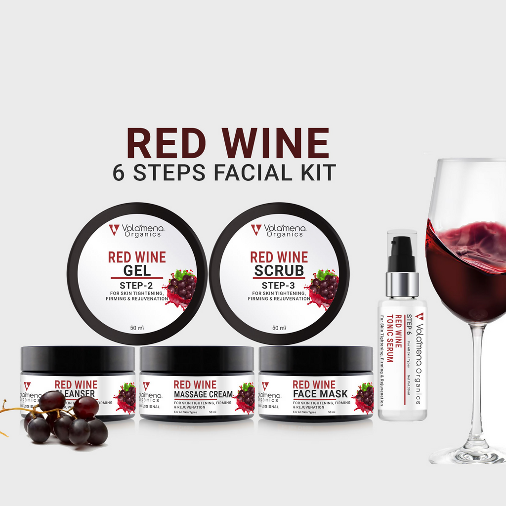 Volamena Organics Red Wine Facial Kit | Grocsy
