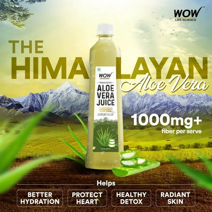 Wow Life Science Himalayan Aloe Vera Juice | Grocsy