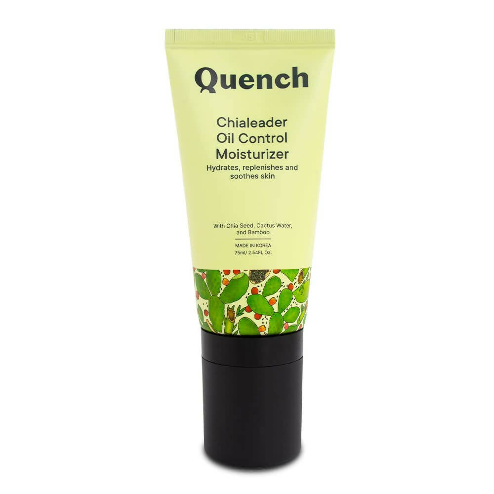 Quench Botanics Chialeader Oil Control Korean Moisturizer With Chia Seeds, Cactus Water and Rose Myrtle - Korean Skincare | Grocsy
