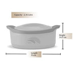 Milton New Marvel 2500 Inner Steel Casserole For Roti/Chapati - Pink Color | Grocsy