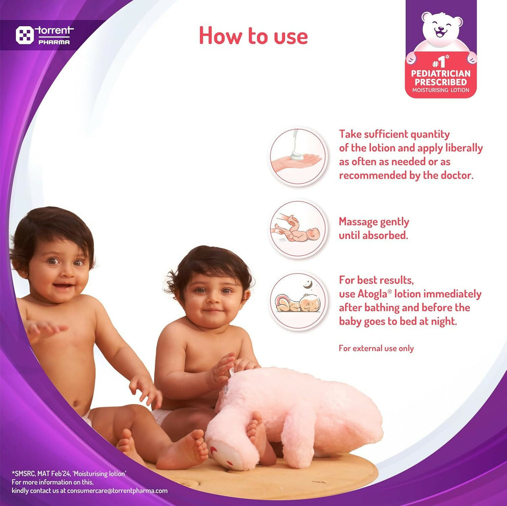 Tedibar Atogla Baby Moisturising Lotion for Baby's Soft, Gentle & Supple Skin | Grocsy
