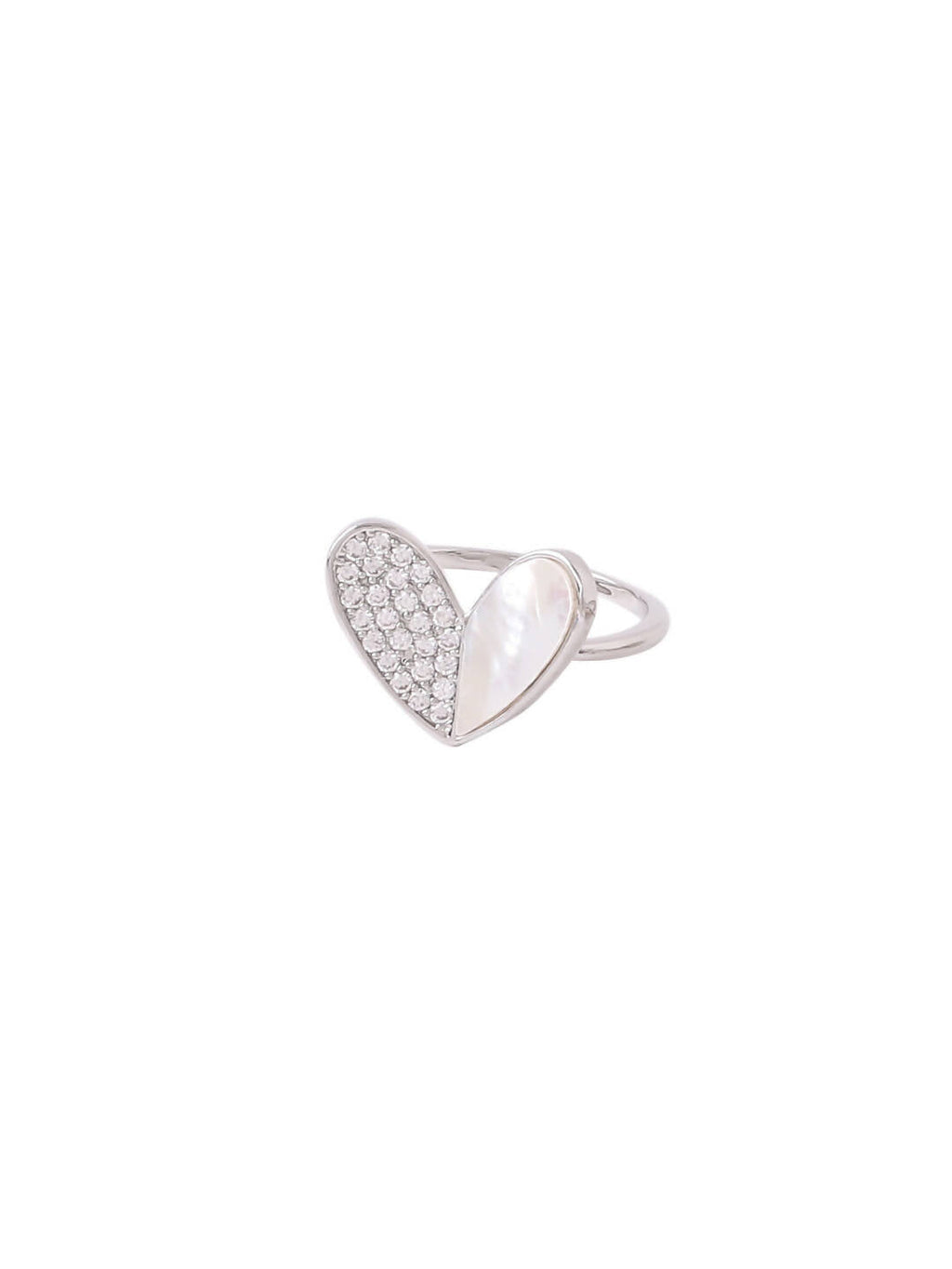 NVR Women's Stylish Latest Silver Plated Ring With Ad Stones | Grocsy