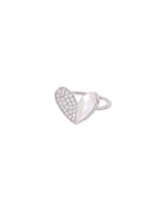 NVR Women's Stylish Latest Silver Plated Ring With Ad Stones | Grocsy