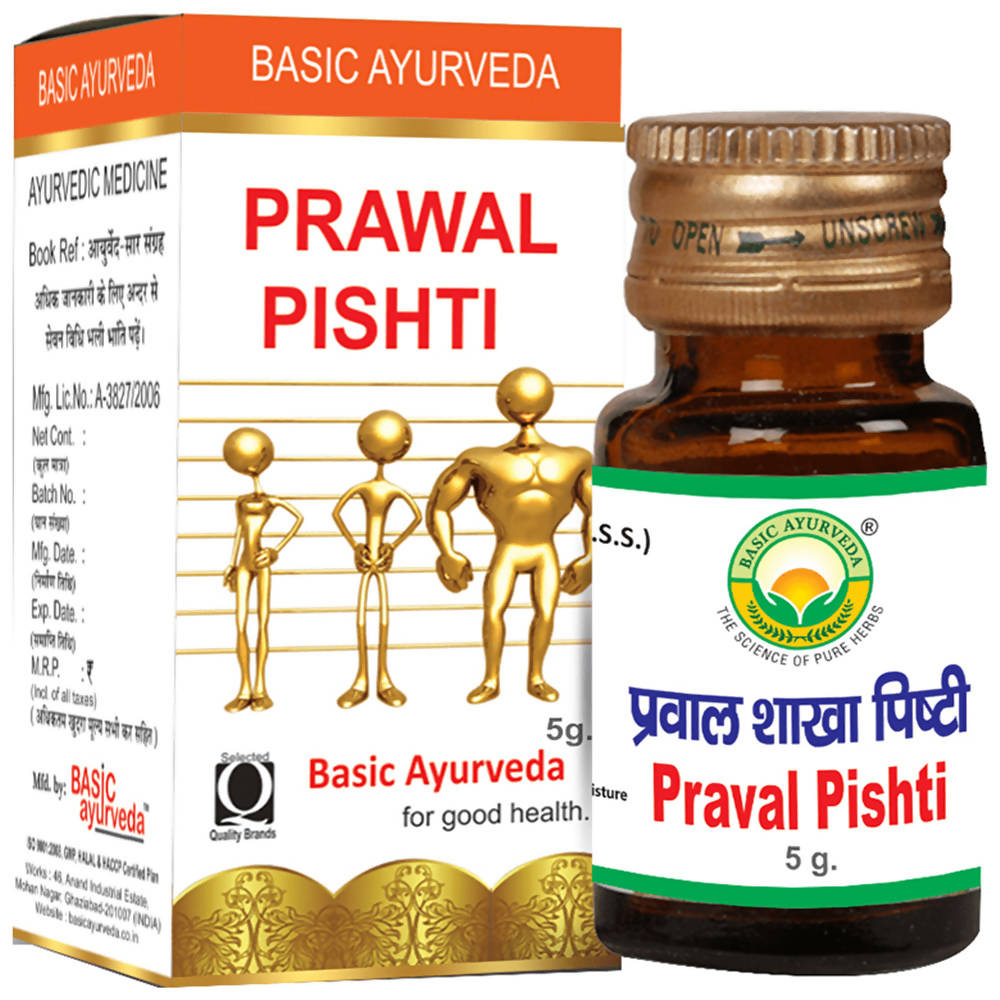 Basic Ayurveda Prawal Pishti | Grocsy