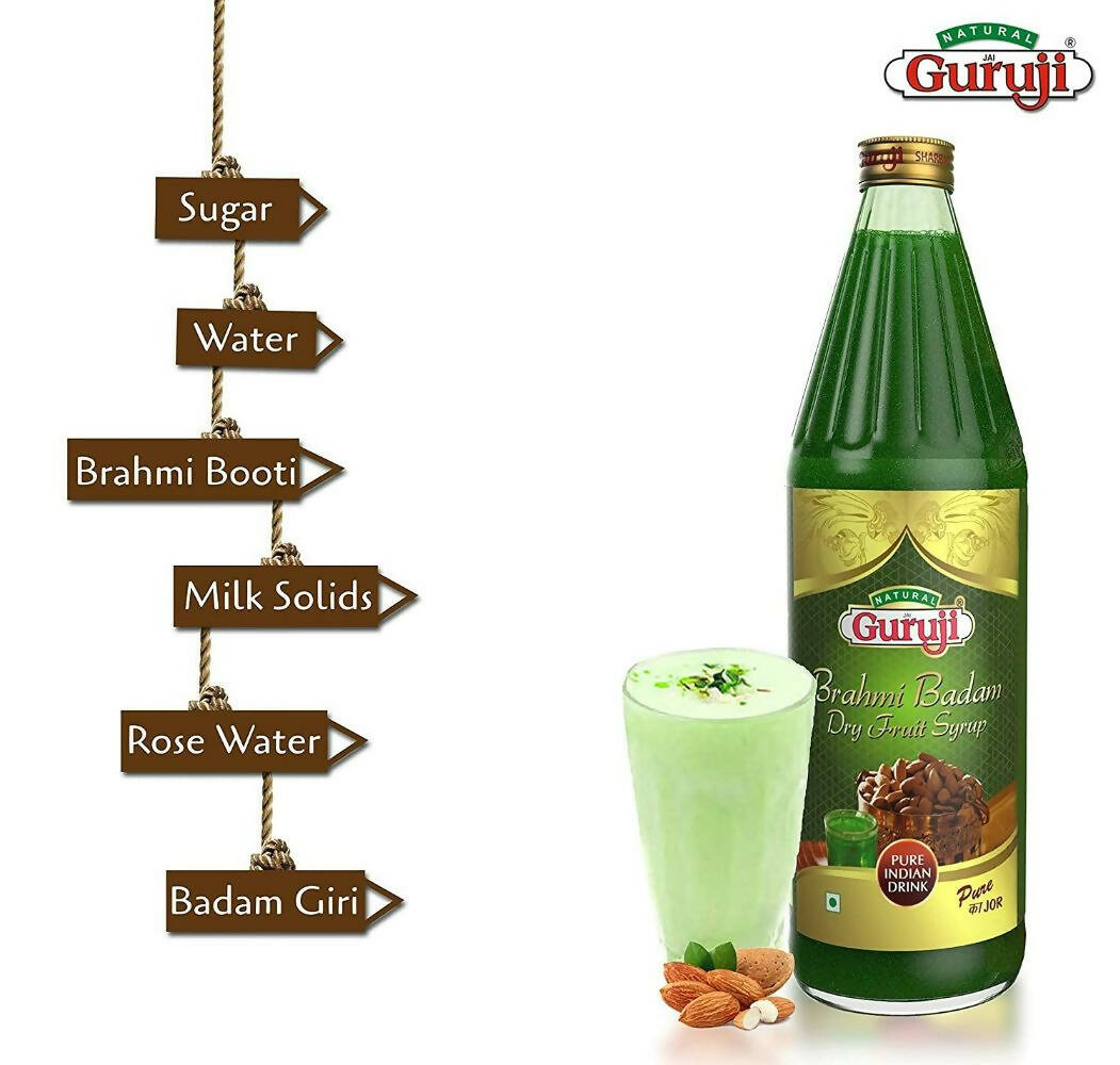 Jai Guruji Brahmi Badam Dry Fruit Syrup | Grocsy