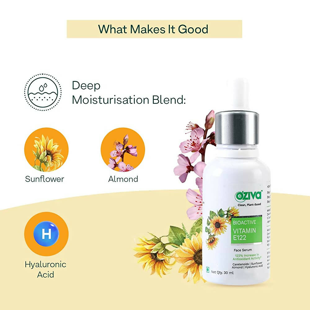 OZiva Bioactive Vitamin E122 Face Serum | Grocsy