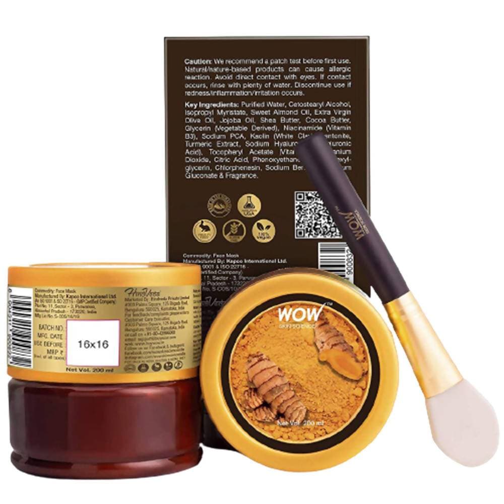Wow Skin Science Turmeric Clay Face Mask | Grocsy