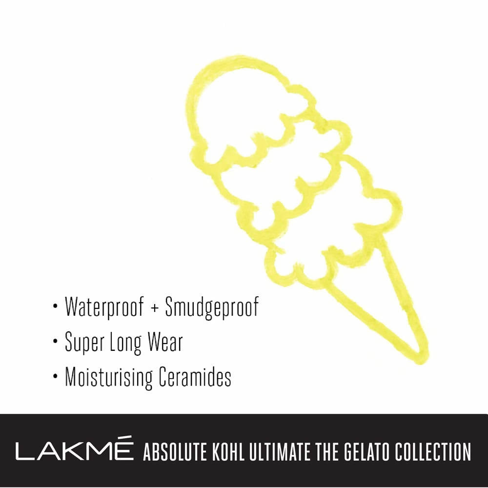 Lakme Absolute Kohl Ultimate The Gelato Collection 08 - Limoncello | Grocsy