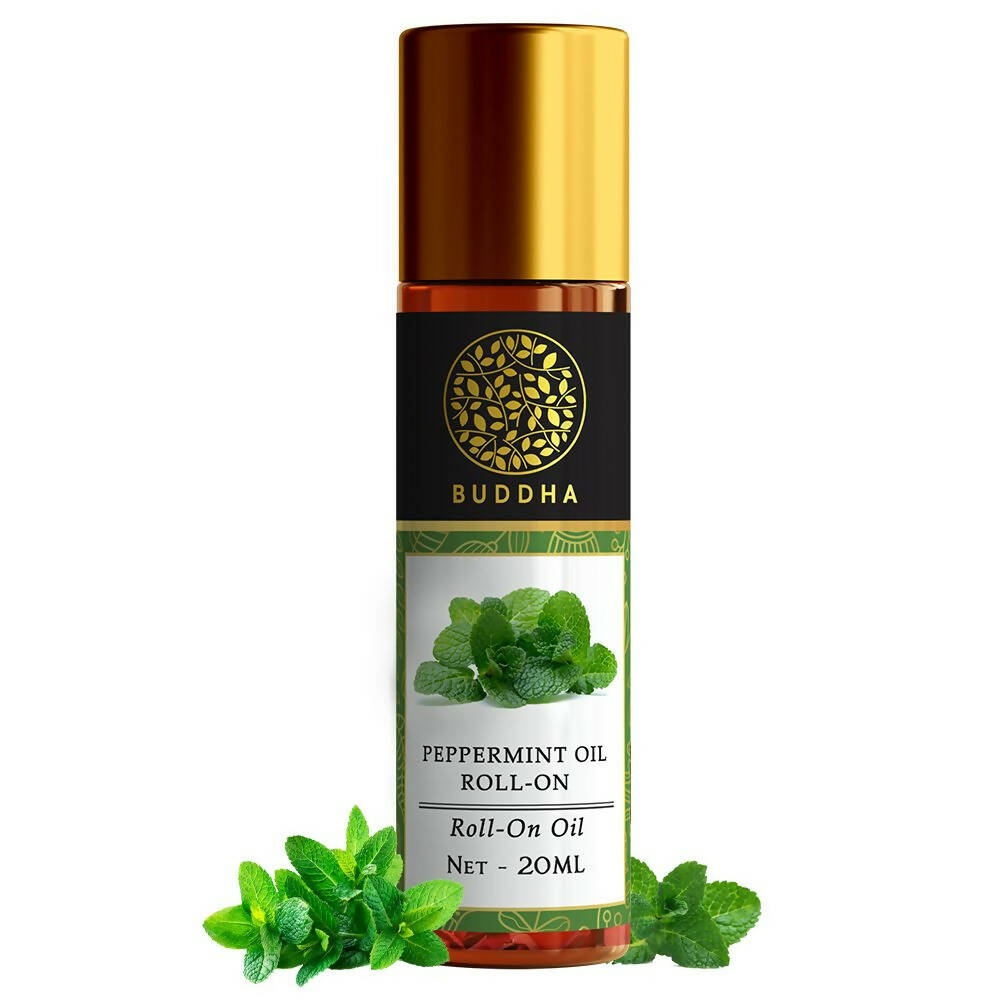 Buddha Natural Peppermint Essential Oil Roll-On | Grocsy