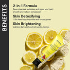 Quench Botanics Yuzu Fine 2-in-1 Vitamin C Scrub and Clay Mask - Korean Skincare | Grocsy
