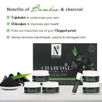 NutriGlow Natural’s Bamboo Charcoal Facial Kit | Grocsy