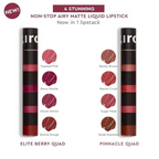 Kiro Four Play Non-Stop Airy Matte Liquid Lip Stack – Pinnacle Quad | Grocsy
