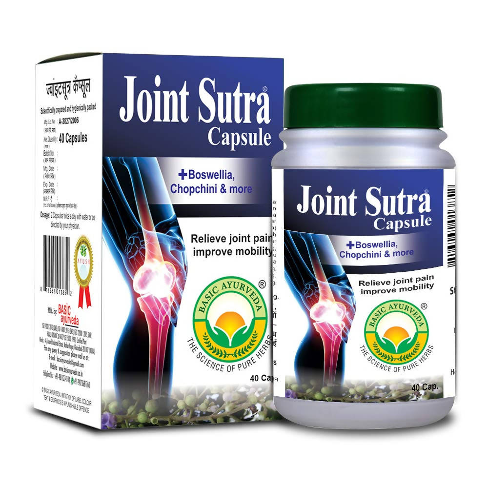 Basic Ayurveda Joint Sutra Capsules | Grocsy