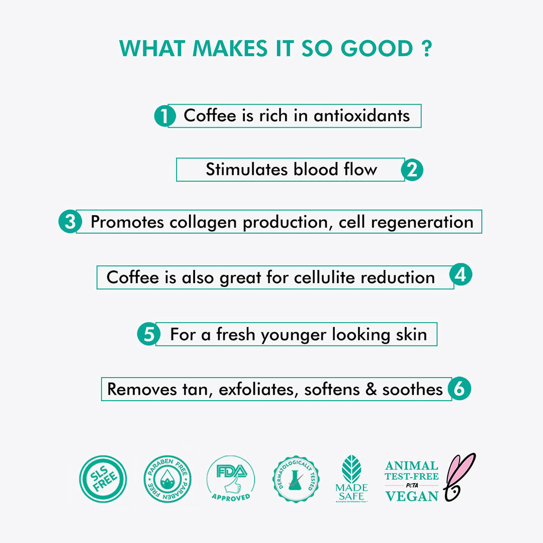 mCaffeine Raw Coffee Face Mask | Grocsy