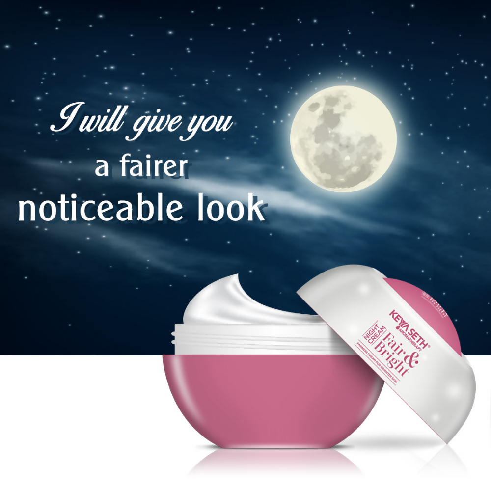 Keya Seth Aromatherapy Fair & Bright Night Cream for Brighter Skin | Grocsy