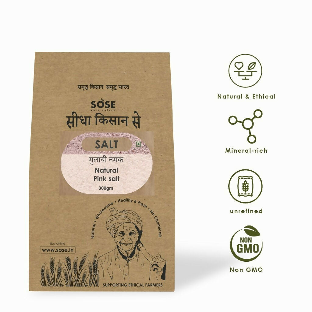 Gir Sidha Kisan Se Natural Himalayan Pink Salt | Grocsy