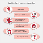 Streax Hair Colour Highlighting Kit - Cappuccino Brown | Grocsy