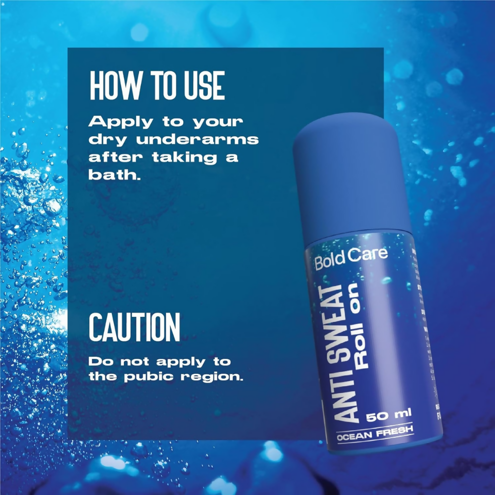 Bold Care Ocean Fresh Antiperspirant & Anti-sweat Deodorant Roll-on | Grocsy