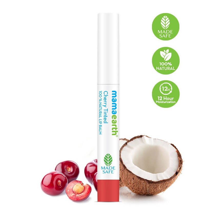 Mamaearth Cherry Tinted 100% Natural Lip Balm | Grocsy