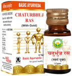 Basic Ayurveda Chaturbhuj Ras (with Gold) Tablet | Grocsy