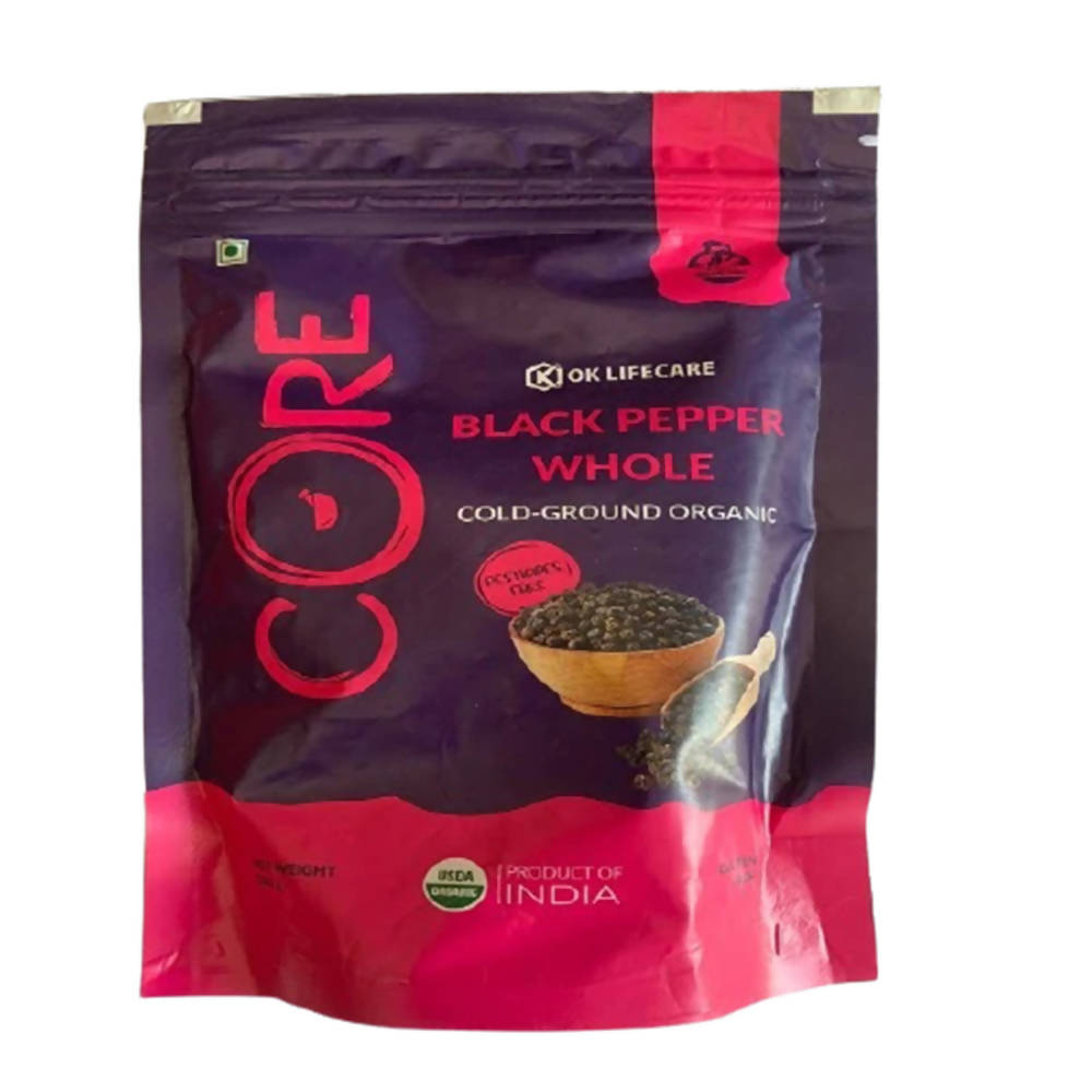 Ok Life Care Core Black Pepper Whole | Grocsy