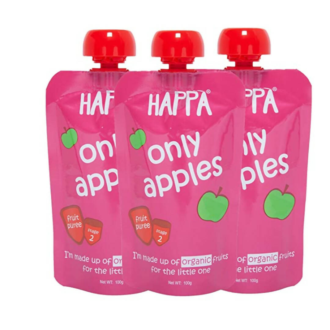 Happa Organic Food, Apple Puree | Grocsy