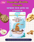 Vedas Kitchen Sprouted Jowar Cashew Waffle/Pancake Premix | Grocsy