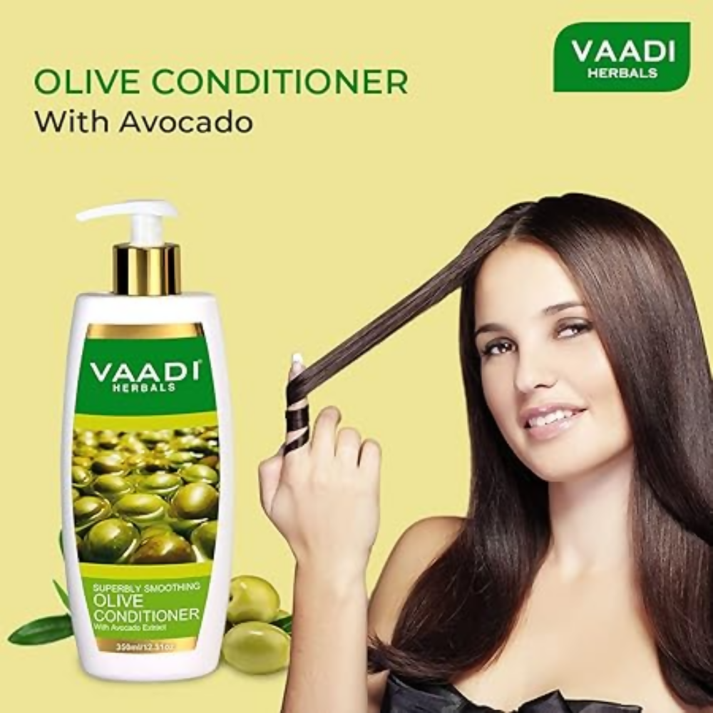 Vaadi Herbals Olive Conditioner with Avocado Extract | Grocsy