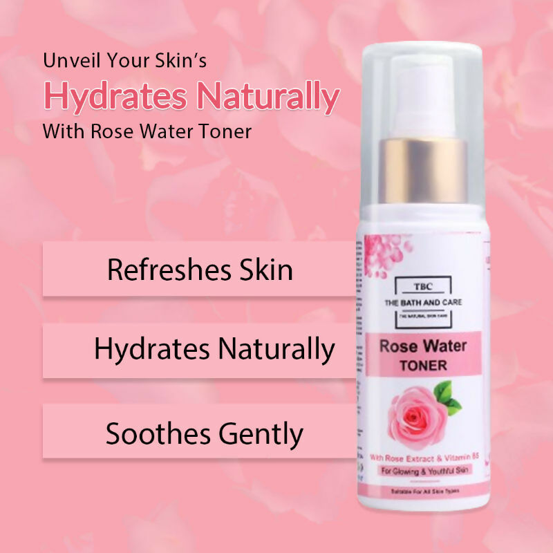 TBC - The Bath and Care Rose Water Toner | Grocsy