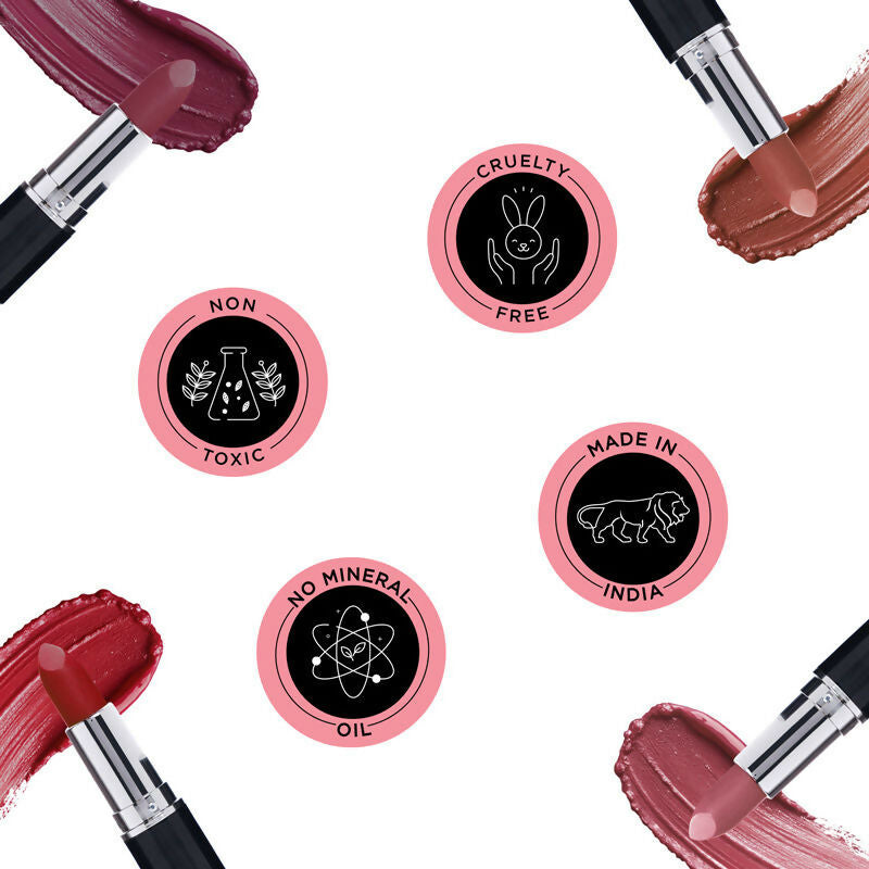 Bella Vita Organic Comfort Matte Bullet Lipstick - Naughty Nude | Grocsy
