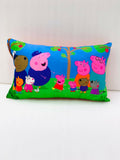 Unique Fashion Microfibre Filled Cushion For Kids - Peppa Pig Simple | Grocsy