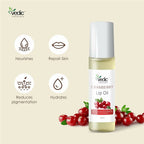 Vedic Naturals Cranberry Lip Oil | Grocsy