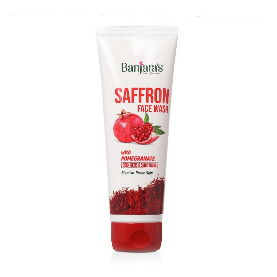 Banjara's Saffron Face Wash with Pomegranate | Grocsy
