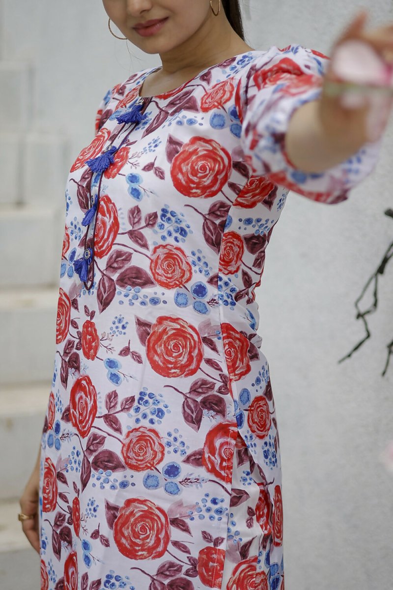 Aayaa Pure Muslin printed Multi Co-Ord Set - Multi Color | Grocsy