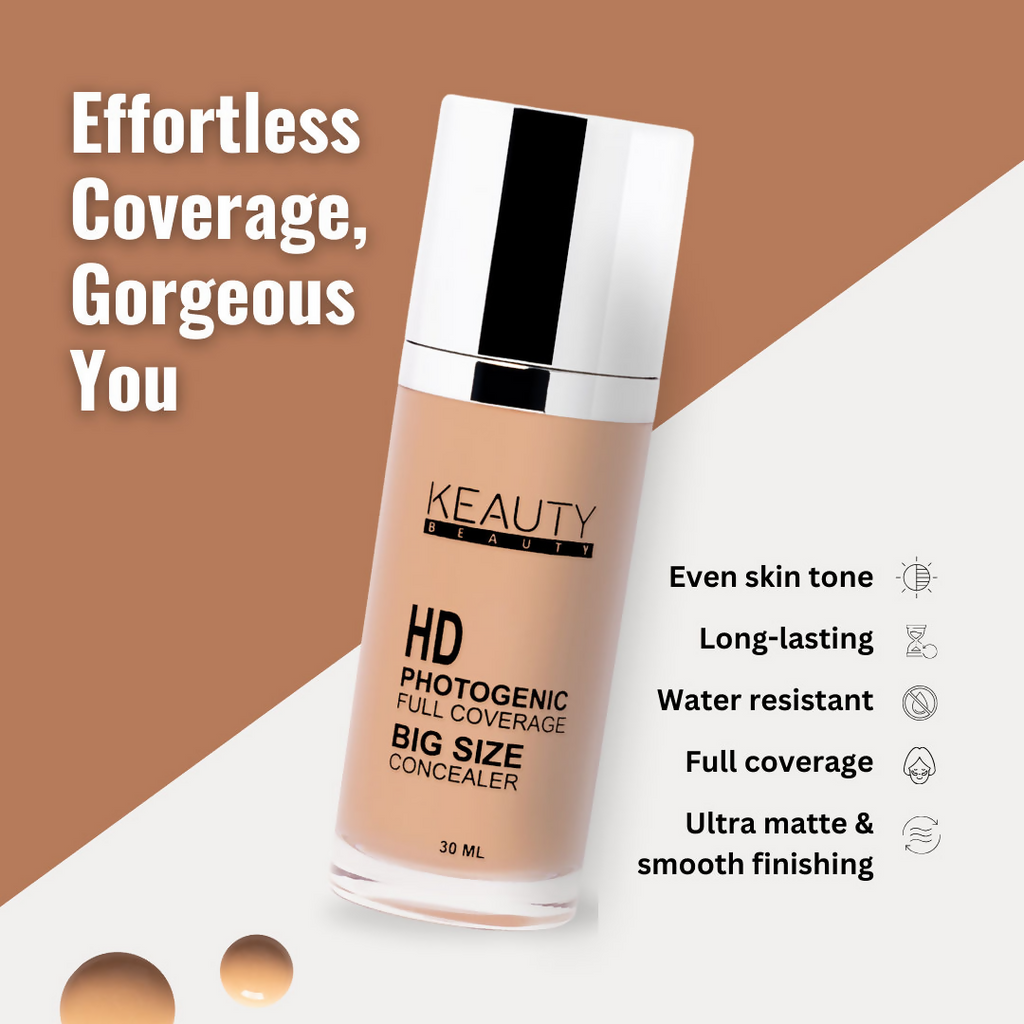 Keauty Beauty HD Photogenic Full Coverage Concealer - 7 | Grocsy