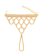 Golden Haathphool (Gold) - Ruby Raang | Grocsy