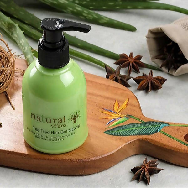 Natural Vibes Ayurvedic Tea Tree Hair Conditioner | Grocsy