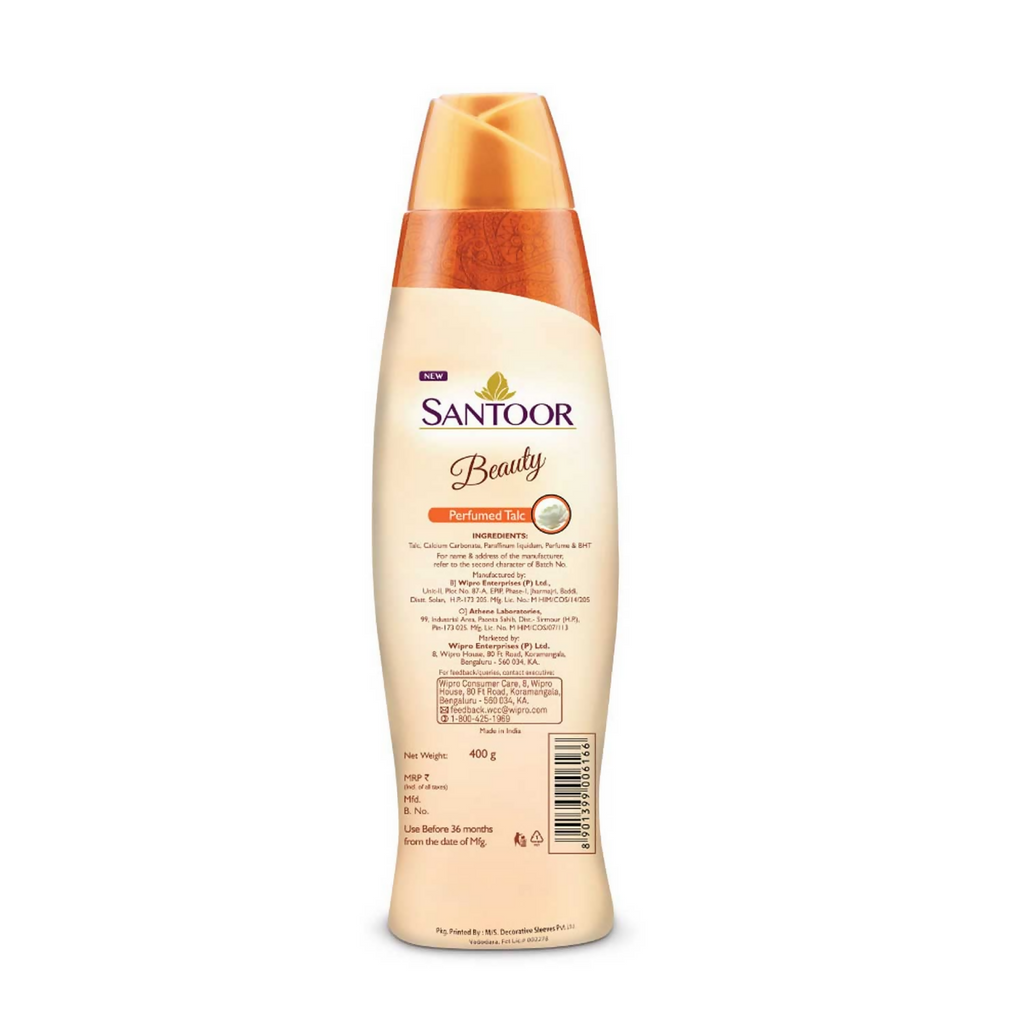 Santoor Beauty Perfumed Talc With Sandalwood Extracts | Grocsy