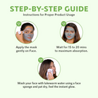 Orgatre Detan Face Mask Stick For Men & Women With Green Tea Chamomile For Tan | Grocsy