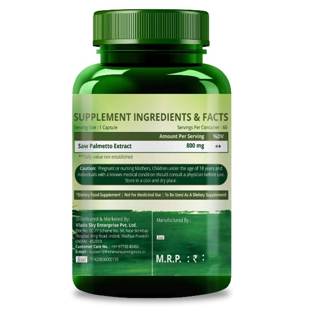 Himalayan Organics Saw Palmetto Capsules | Grocsy