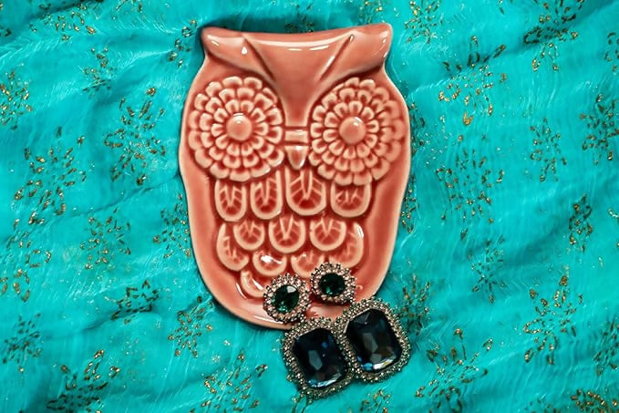 Collectibles India Quirky Owl Trinket Tray | Grocsy