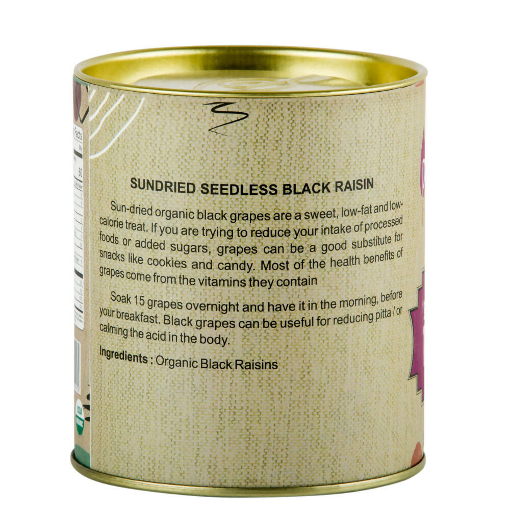 Praakritik Organic Black Raisins | Grocsy